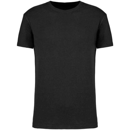 Black - Front - Kariban Mens BIO150IC Crew Neck T-Shirt