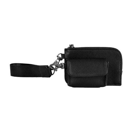 Black-Black - Front - Bagbase Boutique Wristlet Pouch Set