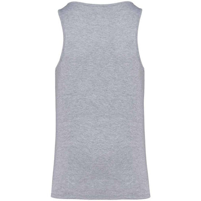 Oxford Grey - Back - Kariban Mens Eco Friendly Side Seams Tank Top