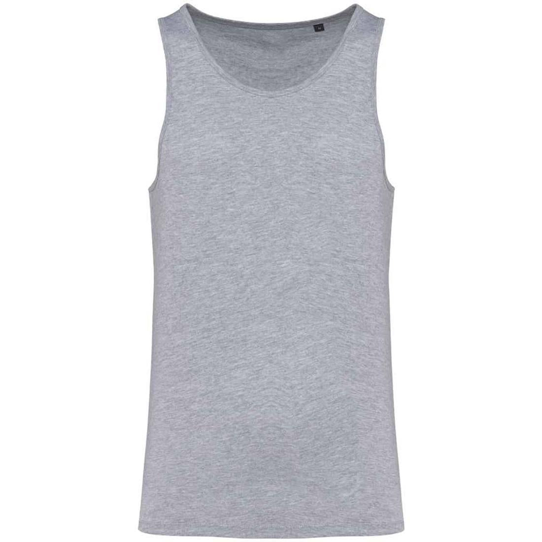 Oxford Grey - Front - Kariban Mens Eco Friendly Side Seams Tank Top