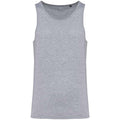 Oxford Grey - Front - Kariban Mens Eco Friendly Side Seams Tank Top