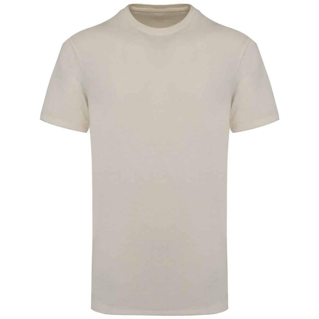 Ivory - Front - Native Spirit Unisex Adult Terry Towel T-Shirt