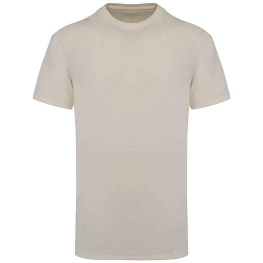 Ivory - Front - Native Spirit Unisex Adult Terry Towel T-Shirt