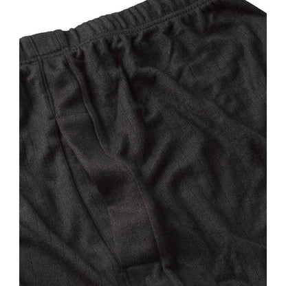 Black - Back - Warrior Unisex Adult Thermal Long Johns