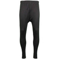 Black - Front - Warrior Unisex Adult Thermal Long Johns