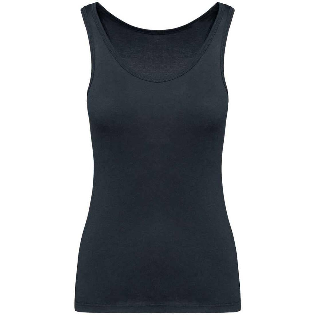 Navy - Front - Kariban Womens-Ladies Plain Eco Friendly Tank Top