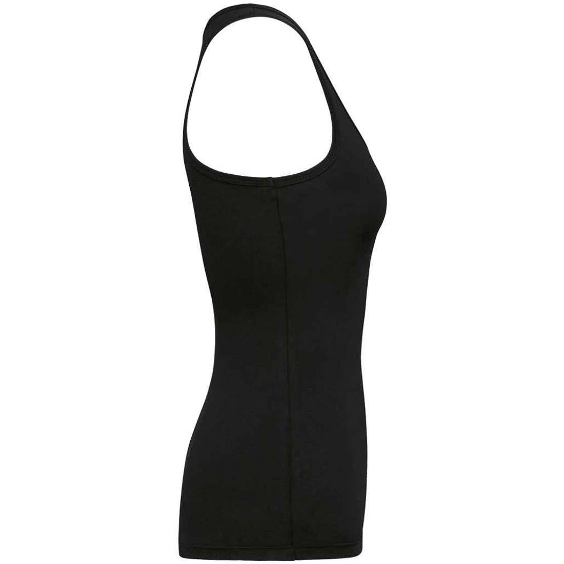 Black - Side - Kariban Womens-Ladies Plain Eco Friendly Tank Top
