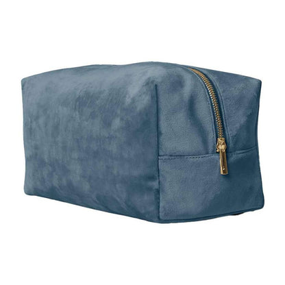 Blue Topaz - Front - Bagbase Velvet Accessory Bag