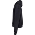 Deep Black - Side - Awdis Unisex Adult Signature Heavyweight Oversized Full Zip Hoodie