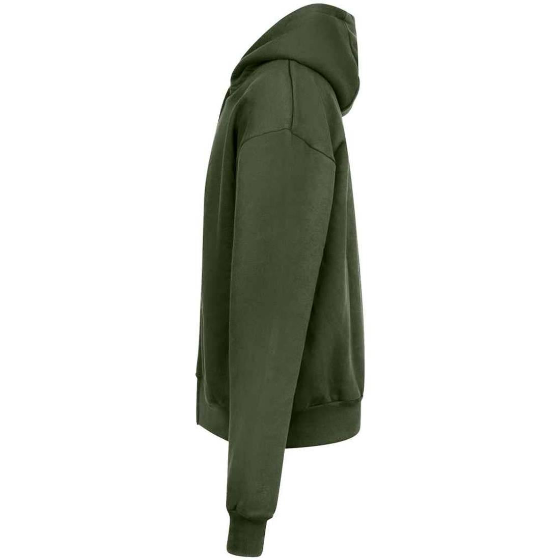 Earthy Green - Side - Awdis Unisex Adult Signature Heavyweight Oversized Full Zip Hoodie