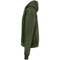 Earthy Green - Side - Awdis Unisex Adult Signature Heavyweight Oversized Full Zip Hoodie