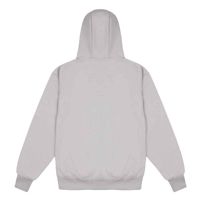 Natural Stone - Back - Awdis Unisex Adult Signature Heavyweight Oversized Full Zip Hoodie