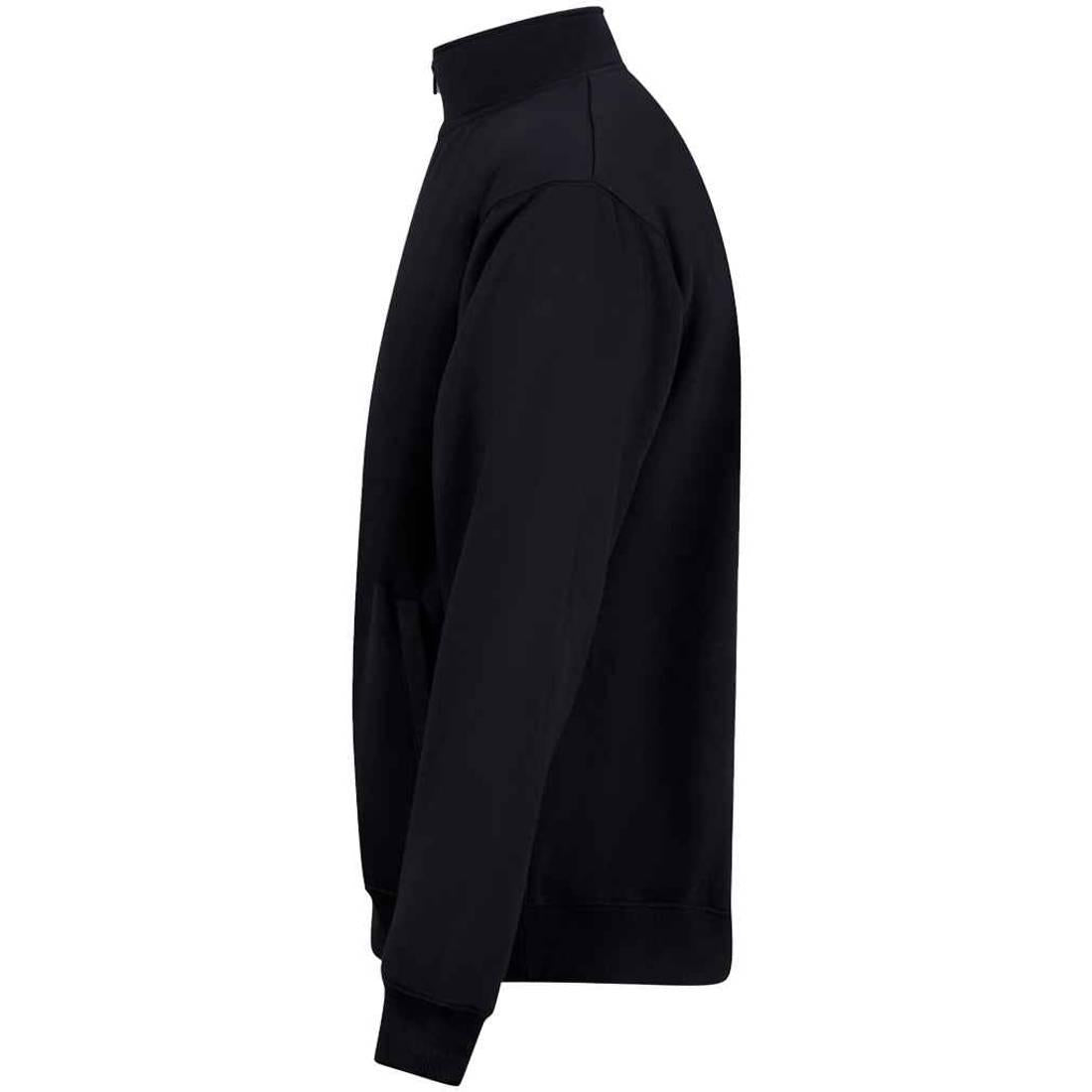 Black - Side - PRO RTX Mens Full Zip Sweatshirt