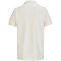 Natural - Back - SOLS Unisex Adult Pacific Pique Twin Needle Stitch Polo Shirt