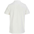 Off White - Back - SOLS Unisex Adult Pacific Pique Twin Needle Stitch Polo Shirt