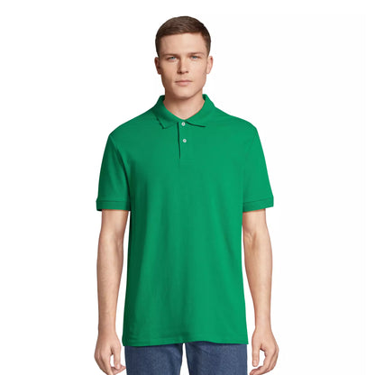 Bright Kelly - Front - SOLS Unisex Adult Pacific Pique Twin Needle Stitch Polo Shirt