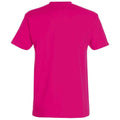 Fuchsia - Back - SOLS Unisex Adult Imperial Heavy T-Shirt