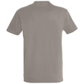 Light Grey - Back - SOLS Unisex Adult Imperial Heavy T-Shirt