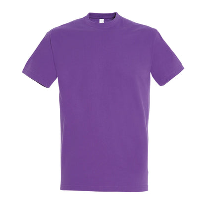 Light Purple - Front - SOLS Unisex Adult Imperial Heavy T-Shirt