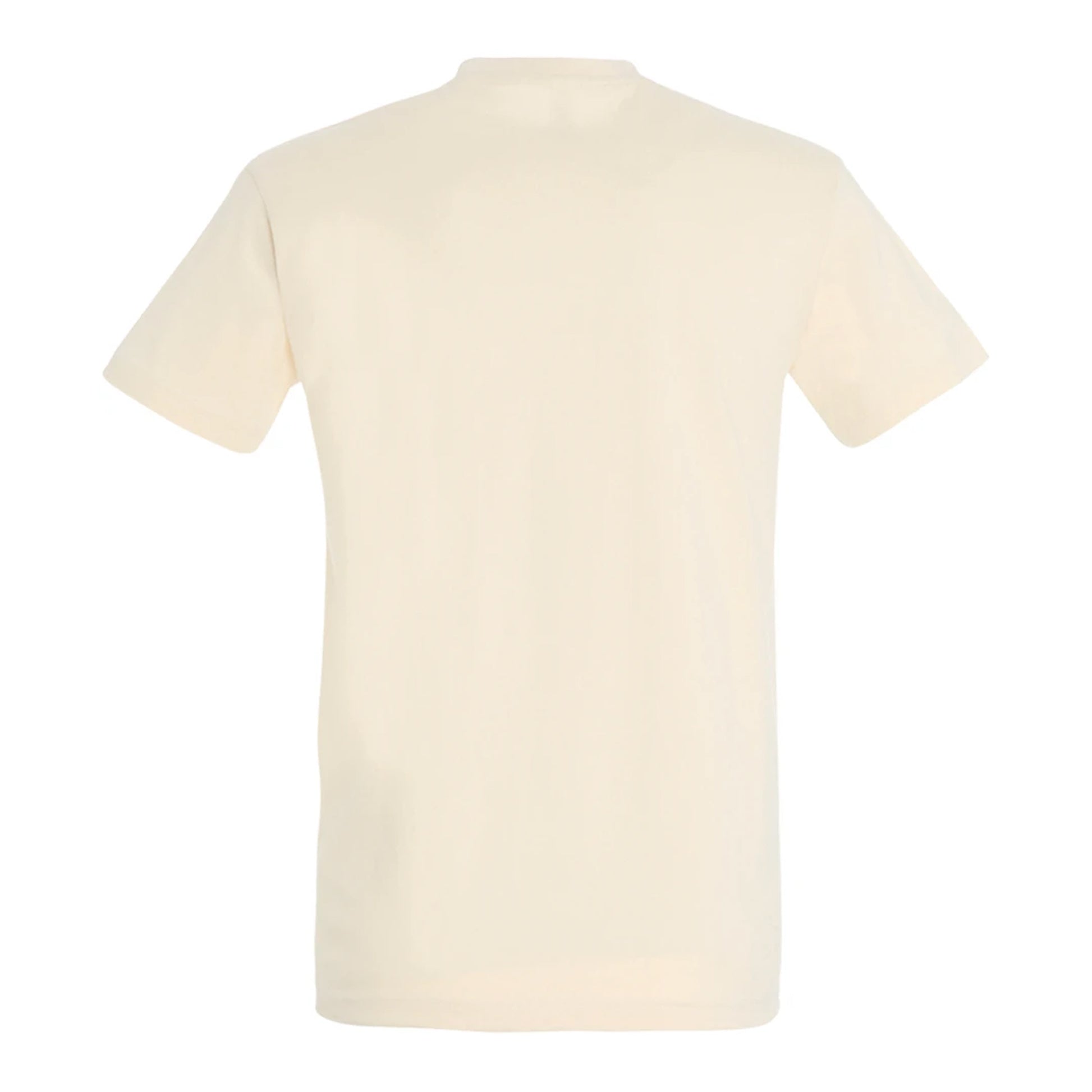 Cream - Back - SOLS Unisex Adult Imperial Heavy T-Shirt