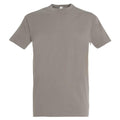 Light Grey - Front - SOLS Unisex Adult Imperial Heavy T-Shirt