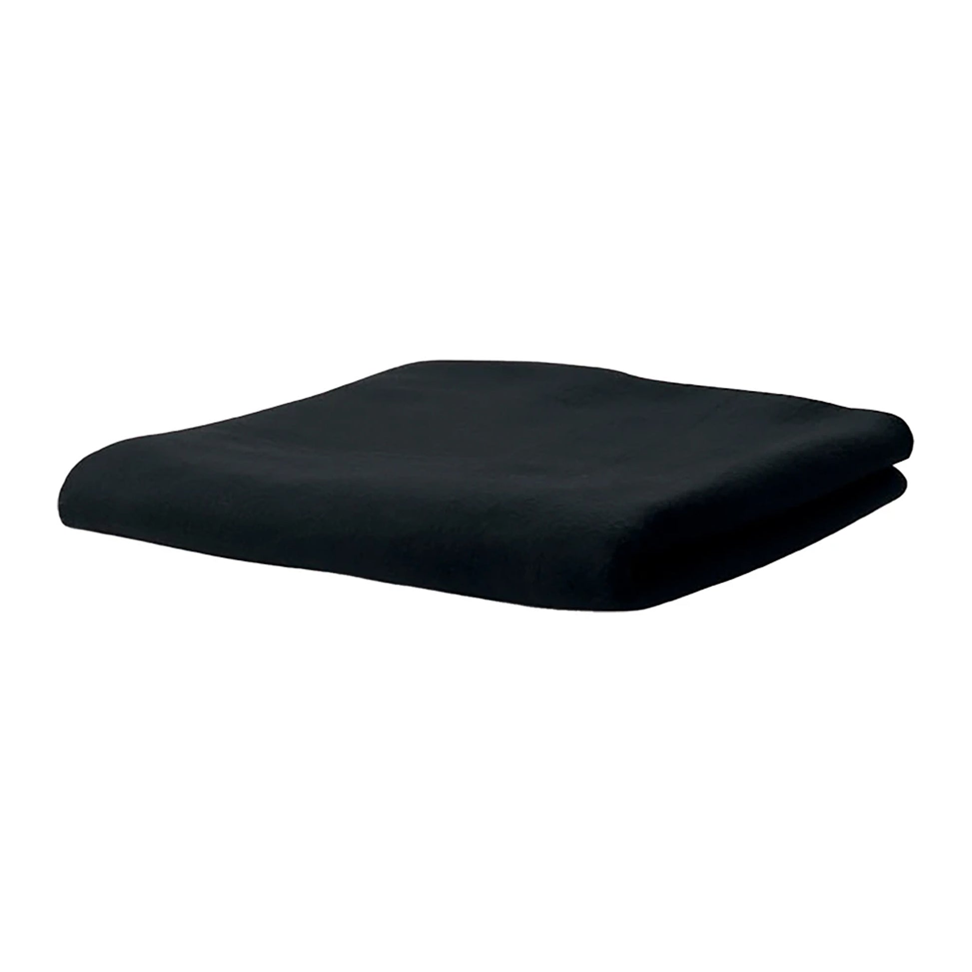 Black - Back - SOLS Stavenger Fleece Plaid Blanket