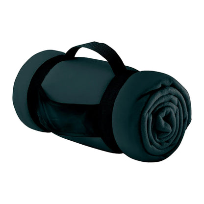 Dark Grey - Front - SOLS Stavenger Fleece Plaid Blanket