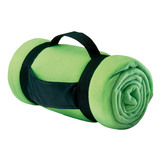 Apple Green - Front - SOLS Stavenger Fleece Plaid Blanket