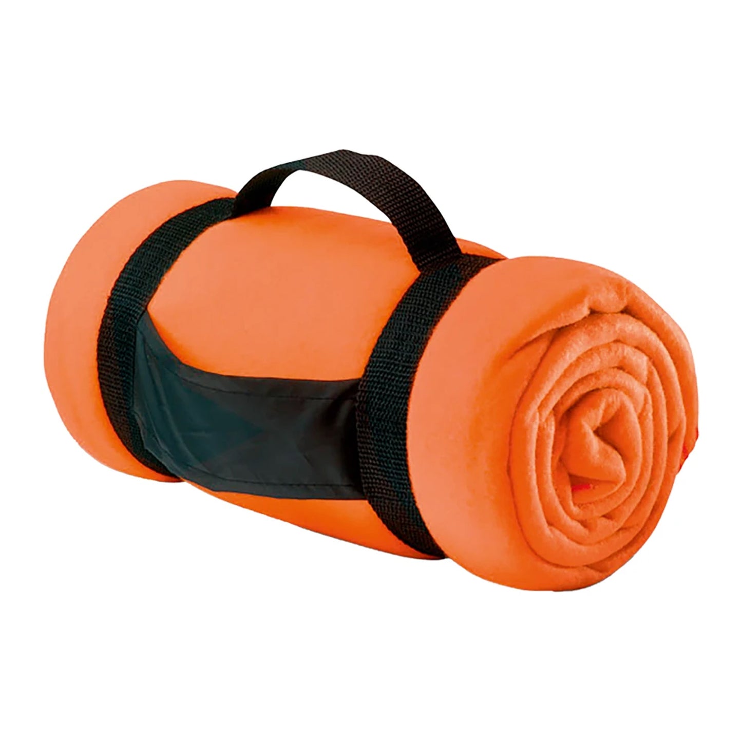 Bright Orange - Front - SOLS Stavenger Fleece Plaid Blanket