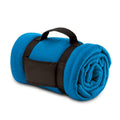 Royal Blue - Front - SOLS Stavenger Fleece Plaid Blanket
