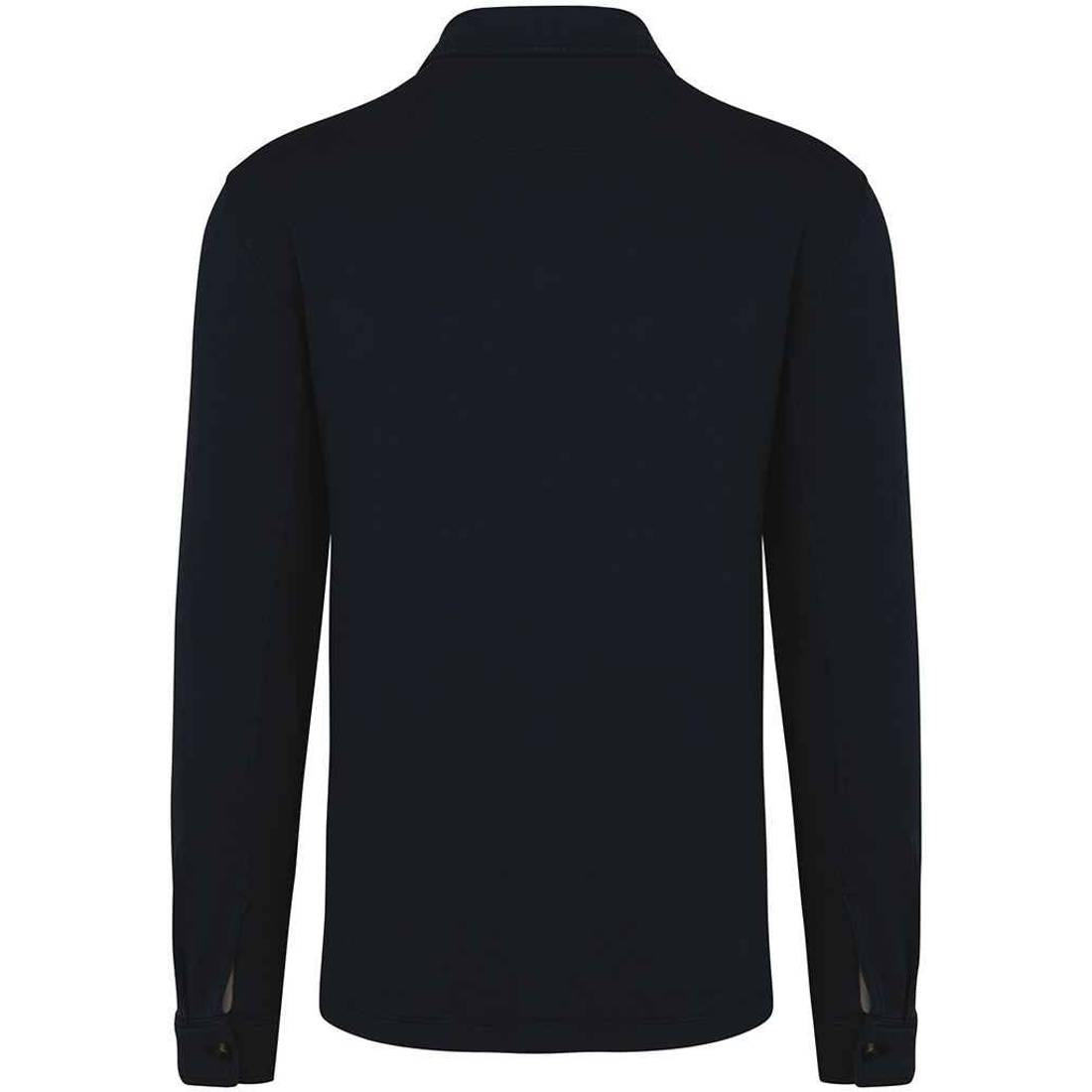 Navy - Back - Native Spirit Unisex Adult Faded Brushed Fleece Overshirt