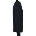 Navy - Side - Native Spirit Unisex Adult Faded Brushed Fleece Overshirt