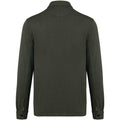 Organic Khaki - Back - Native Spirit Unisex Adult Faded Brushed Fleece Overshirt