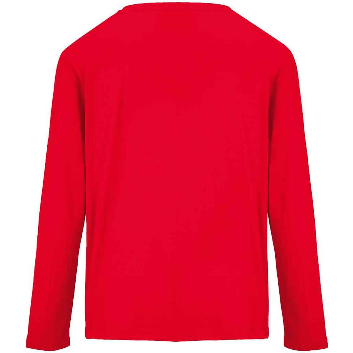 Red - Back - SOLS Womens-Ladies Monarch Long-Sleeved T-Shirt