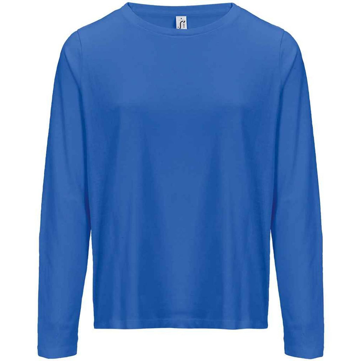 Royal Blue - Front - SOLS Womens-Ladies Monarch Long-Sleeved T-Shirt