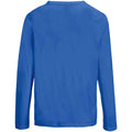 Royal Blue - Back - SOLS Womens-Ladies Monarch Long-Sleeved T-Shirt
