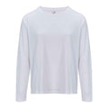 White - Front - SOLS Womens-Ladies Monarch Long-Sleeved T-Shirt