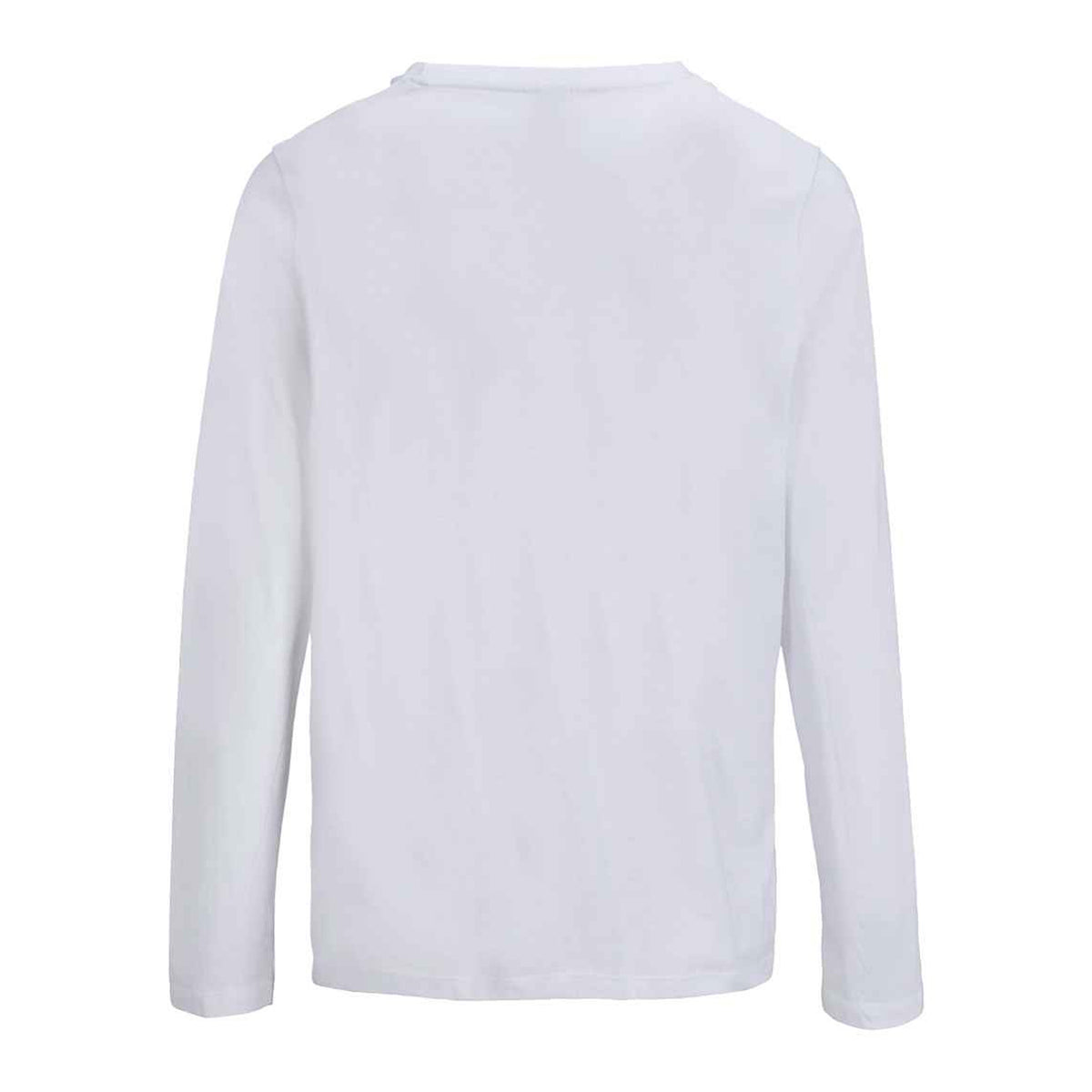 White - Back - SOLS Womens-Ladies Monarch Long-Sleeved T-Shirt