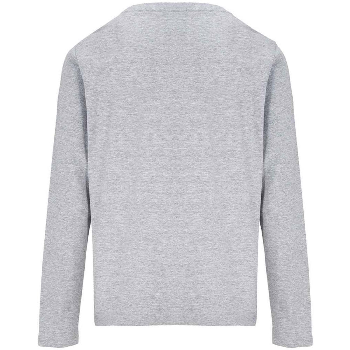 Grey Marl - Back - SOLS Womens-Ladies Monarch Long-Sleeved T-Shirt