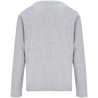 Grey Marl - Back - SOLS Womens-Ladies Monarch Long-Sleeved T-Shirt