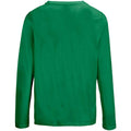 Kelly Green - Back - SOLS Womens-Ladies Monarch Long-Sleeved T-Shirt