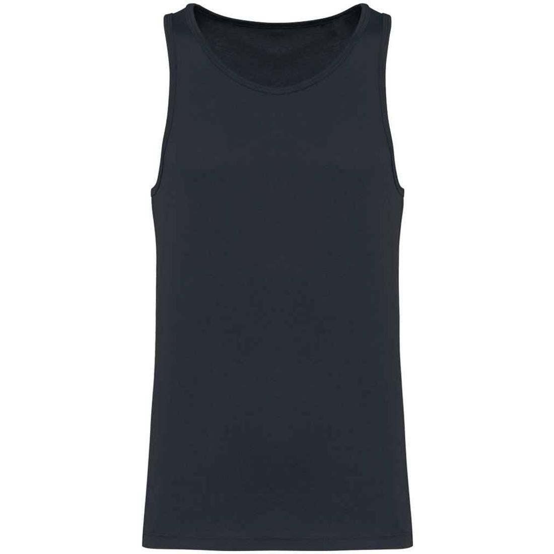 Navy - Front - Kariban Mens Plain Eco Friendly Tank Top