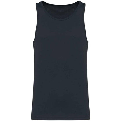 Navy - Front - Kariban Mens Plain Eco Friendly Tank Top
