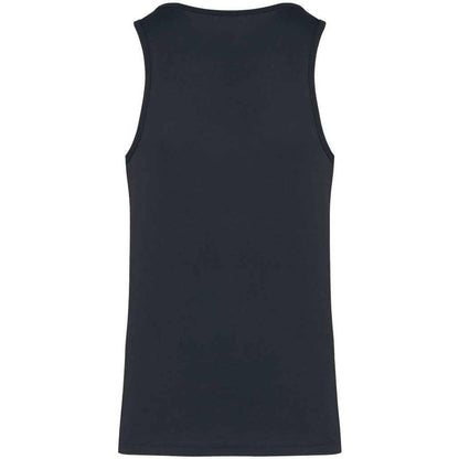 Navy - Back - Kariban Mens Plain Eco Friendly Tank Top