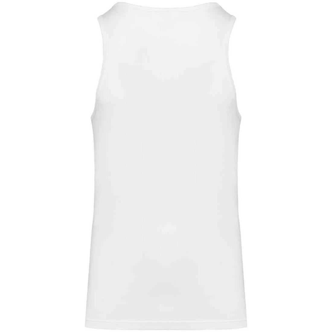 White - Back - Kariban Mens Plain Eco Friendly Tank Top