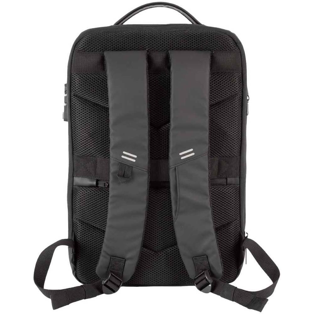 Black - Back - Kimood Business Hardbase Backpack