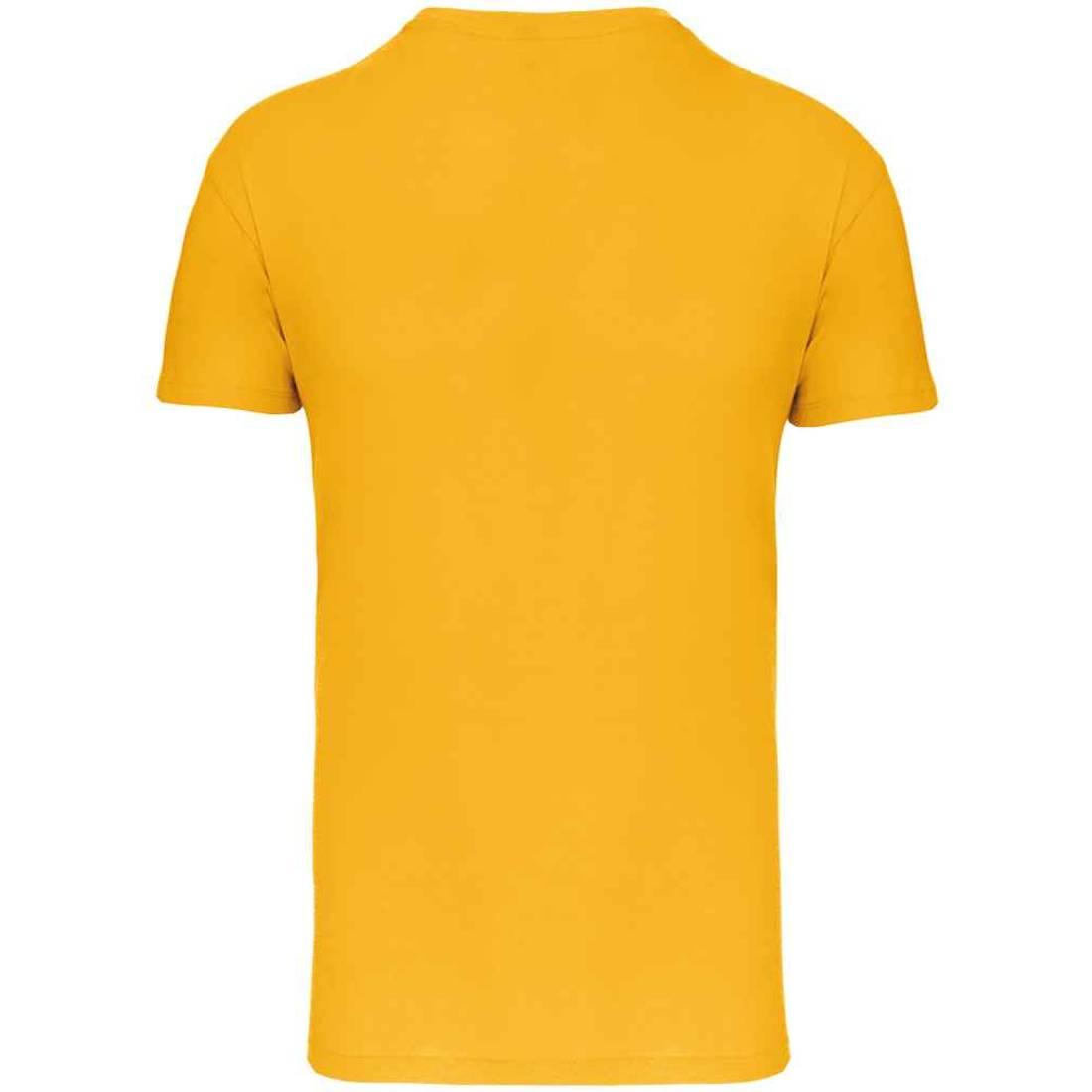 Yellow - Back - Kariban Childrens-Kids BIO150IC Crew Neck T-Shirt