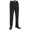 Navy - Front - Brook Taverner Mens Eclipse Phoenix Pin Dot Trousers