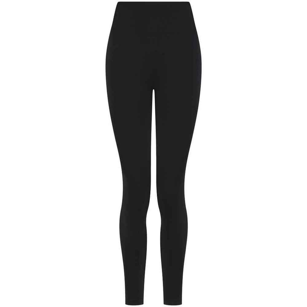 Black - Front - Tombo Womens-Ladies Sculpting Leggings