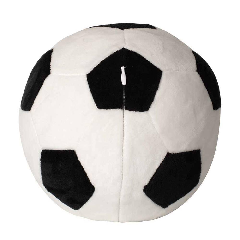 White-Black - Back - Mumbles Zippie Football Plush Toy